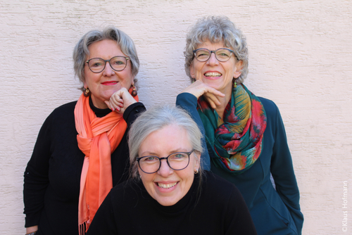 Das Leitungsteam der Würzburger Regionalgruppe Frauenselbsthilfe Krebs e.V. (von links): Beate Beyrich, Brigitte Keller und Friederike Hofmann.
