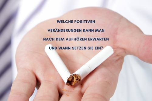 Das Bild zeigt eine Hand mit einer zerbrochenen Zigarette 