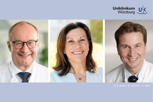 Auf der Main-Post-Bühne am 27. September (von links): Prof. Dr. Hermann Einsele, Gabriele Nelkenstock und Prof. Dr. Andreas Beilhack