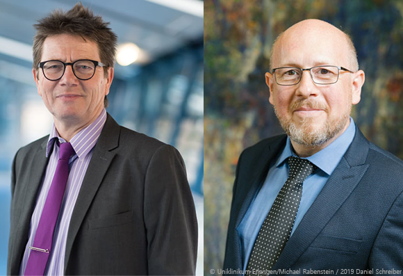 Prof. Dr. Hans-Ulrich Prokosch und Prof. Dr. Thomas Ganslandt