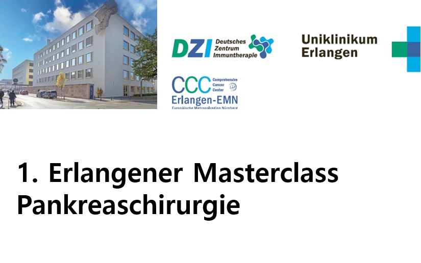 1. Erlangener Masterclass Pankreaschirurgie